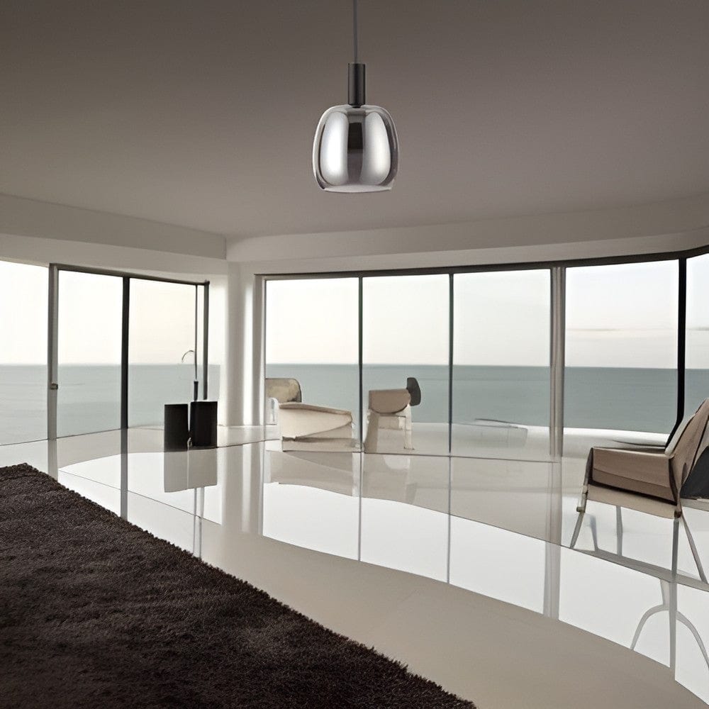 Luminaire Suspension 1 Ampoule noir Salon