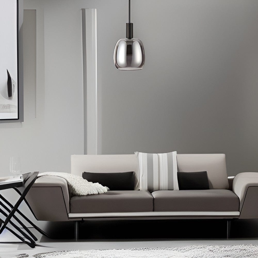 Luminaire Suspension 1 Ampoule noir Salon
