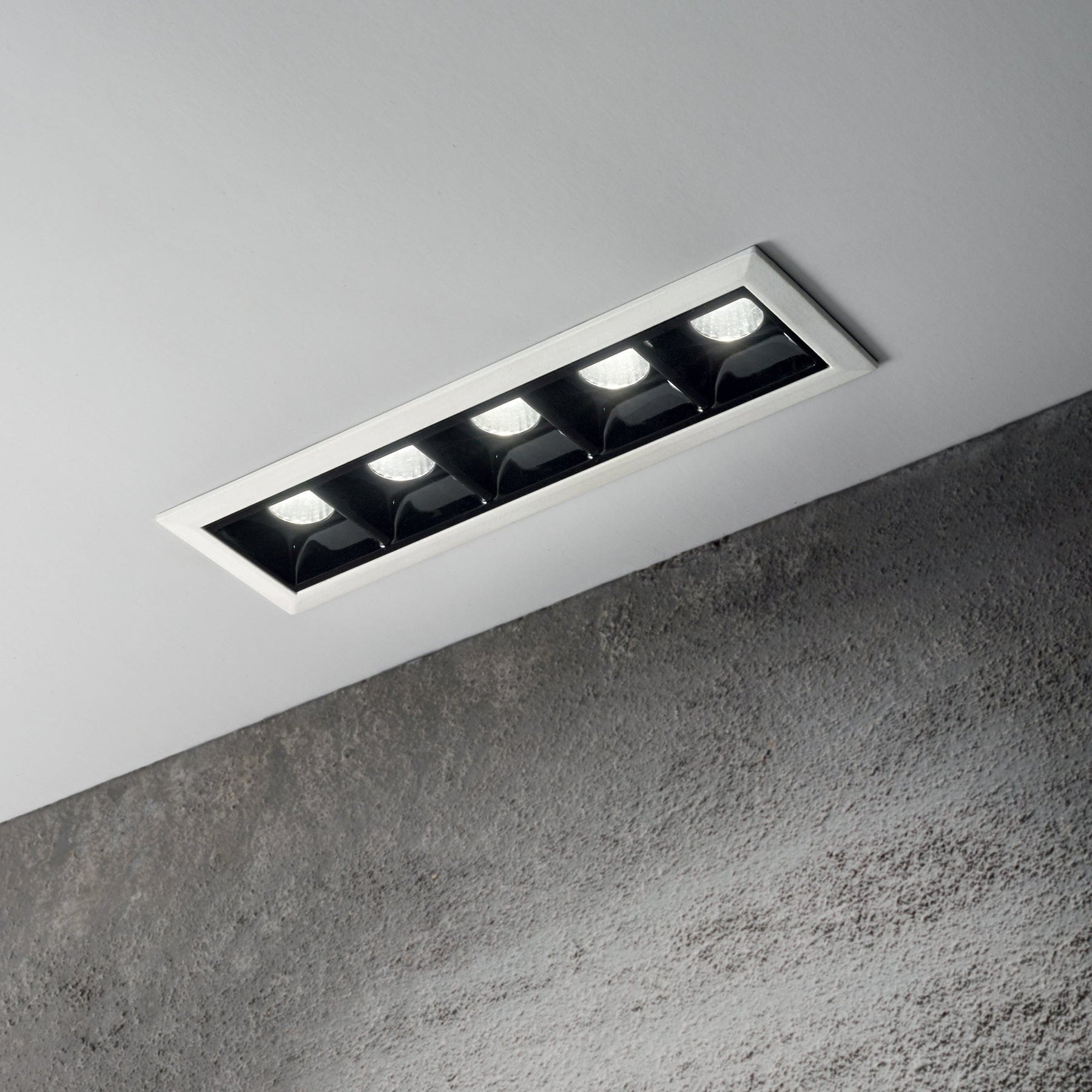 Spot rectangulaire encastrable plafond | Lustre-Fauvex